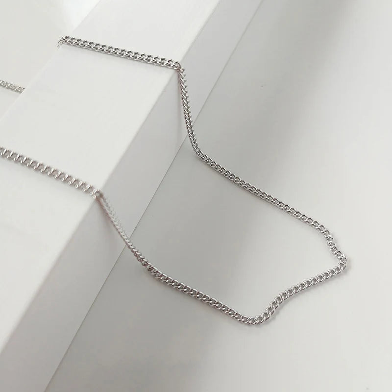 Silver Cuban Chain - Free Delivery Now!