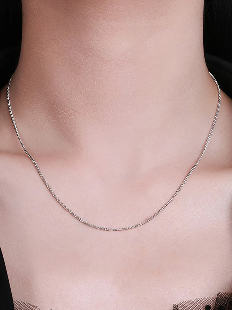 Silver Cuban Chain - Free Delivery Now!