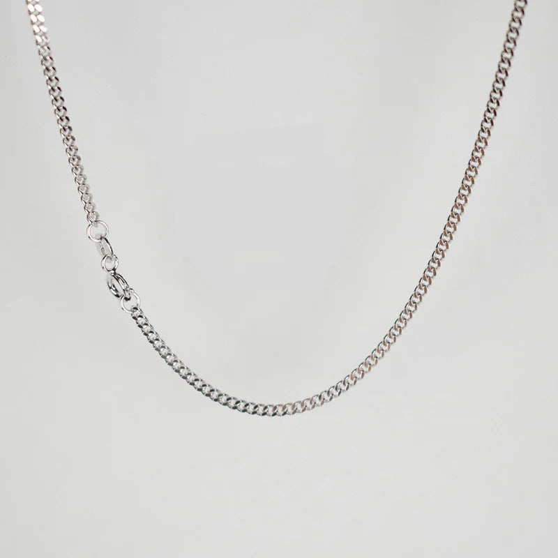 Silver Cuban Chain - Free Delivery Now!