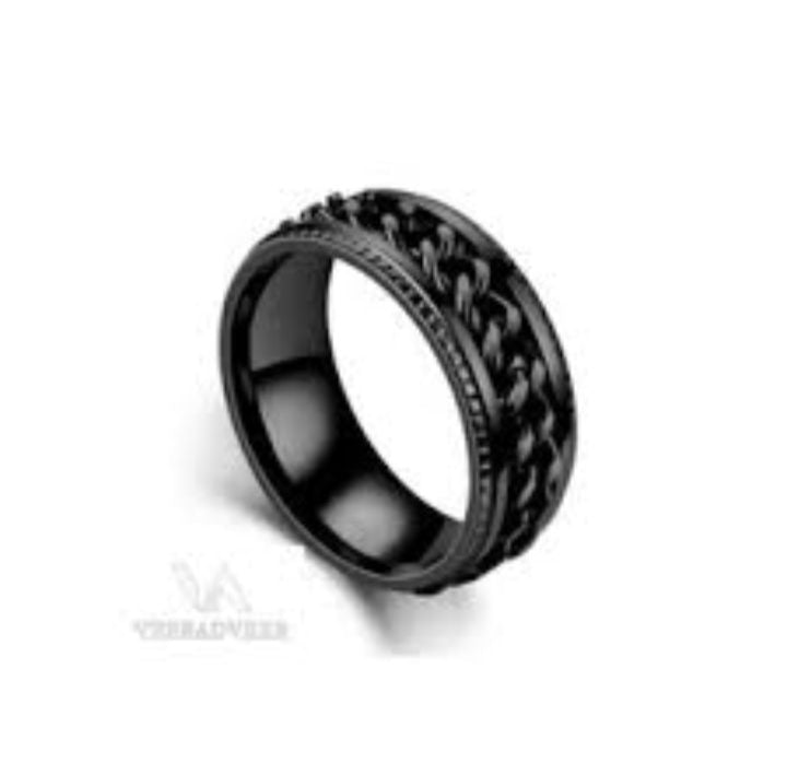 1PS/ VIRSL PLATIMIUM SPINNER RING FOR MENAND BOY