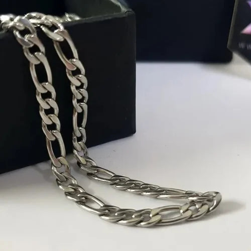 Deluxe Figaro Chain Stainless Steel