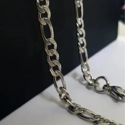 Deluxe Figaro Chain Stainless Steel