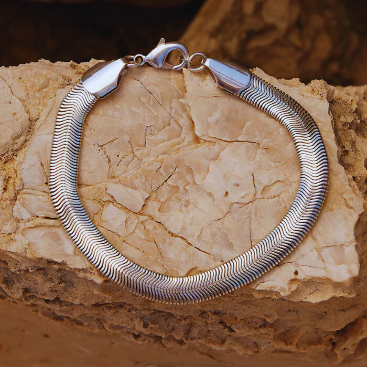 Sterling Silver Snake Chain Bracelet