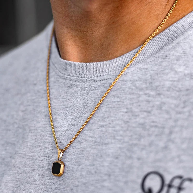 Onyx Necklace for Inner Strength